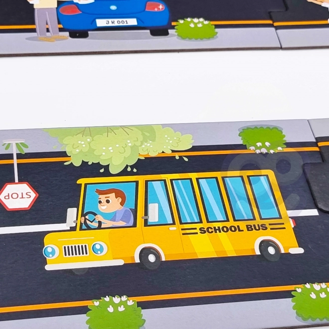 Puzzle Tooky Toy Ruban de Route
