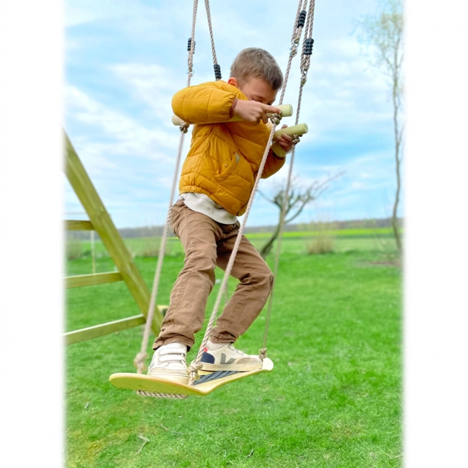 Petite Planche Balançoire en Bois Skateboard