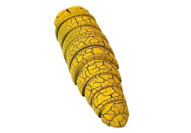 Chenille jaune avec capteur infrarouge