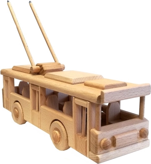 Trolleybus en bois Ceeda Cavity
