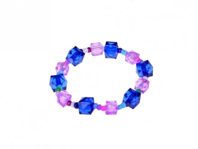 Perles colorées et cristaux pour la création de bracelets