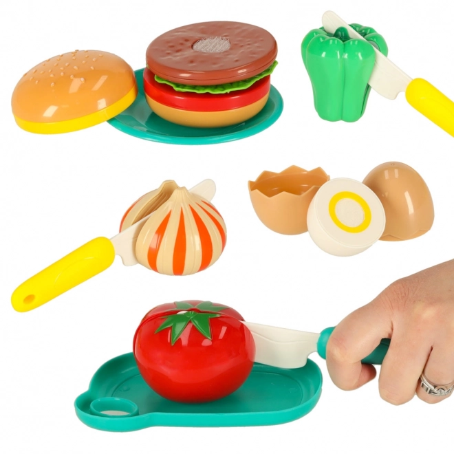Ensemble d'aliments à découper 26 pcs