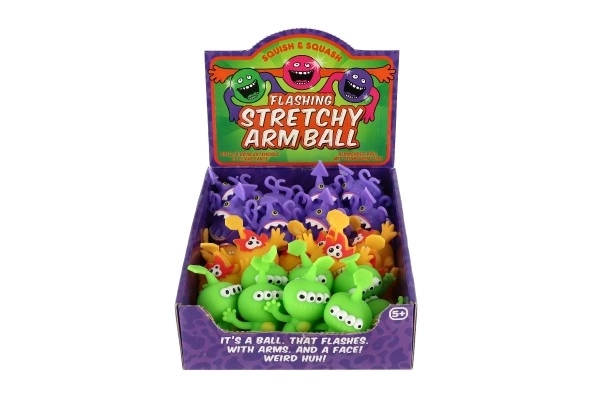 Extraterrestre/Monstre slime anti-stress à presser 8-9cm 3 couleurs