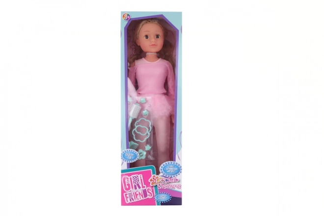 Poupée ballerine marchante 80 cm