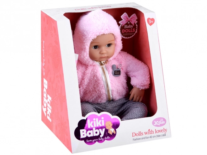 Poupée bébé en caoutchouc souple 43 cm
