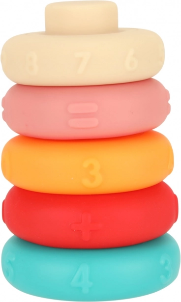 Silicone souple et fonction anneau de dentition 2-en-1