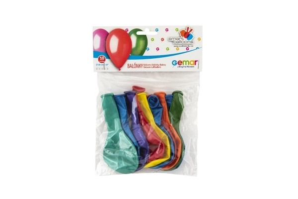 Ballons gonflables métalliques - 10 pièces
