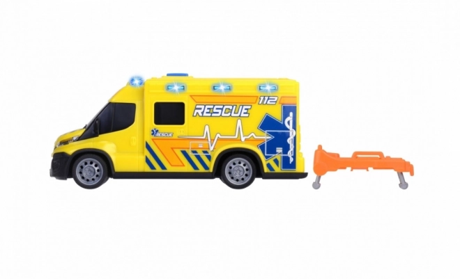 Ambulance Iveco Daily pour enfants 18 cm