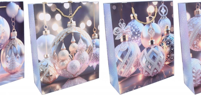 Sac cadeau M 26x32x10 cm NOËL