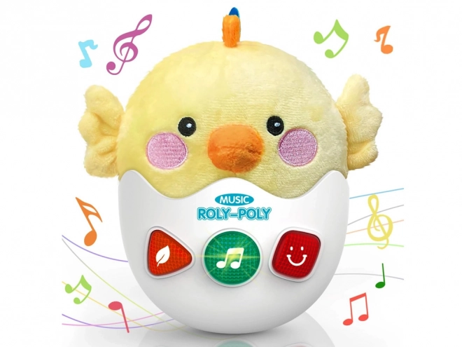 Poulet musical interactif avec 12 berceuses