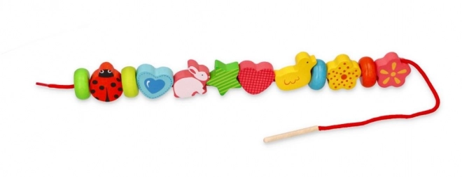 Perles à enfiler pour petits enfants