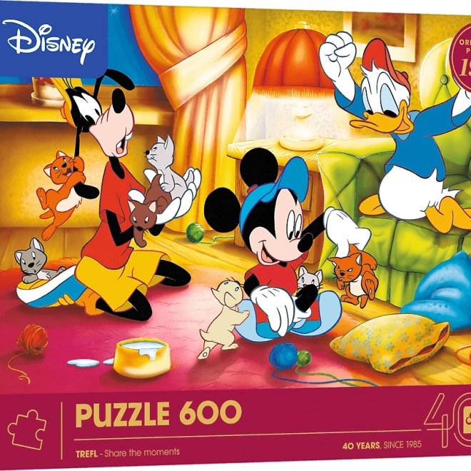 Trefl Puzzle Disney : Mickey Mouse et ses amis 600 pièces