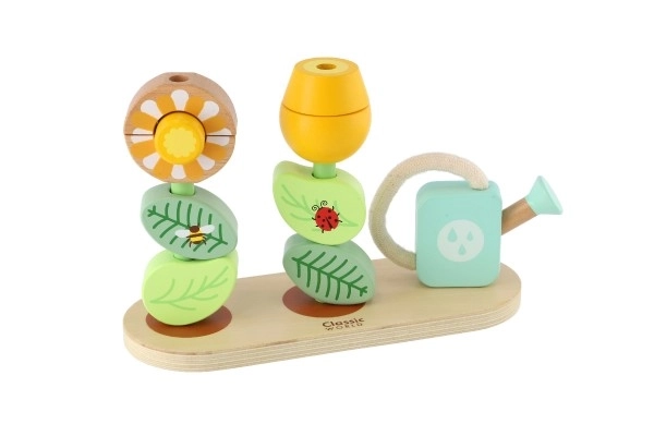 Puzzle en bois Jardin fleuri
