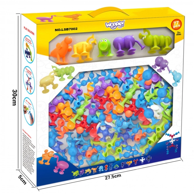 Woopie Kit de Construction avec Ventouses - Animaux Fous