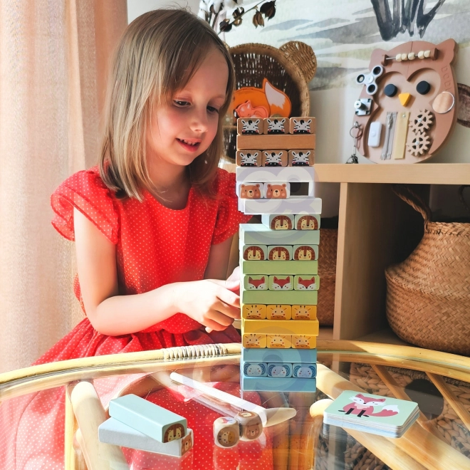 TOOKY TOY tour bancale avec animaux