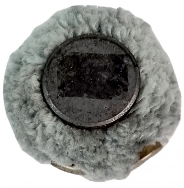 Magnet en bois Dvìdětì grande pompon Souris