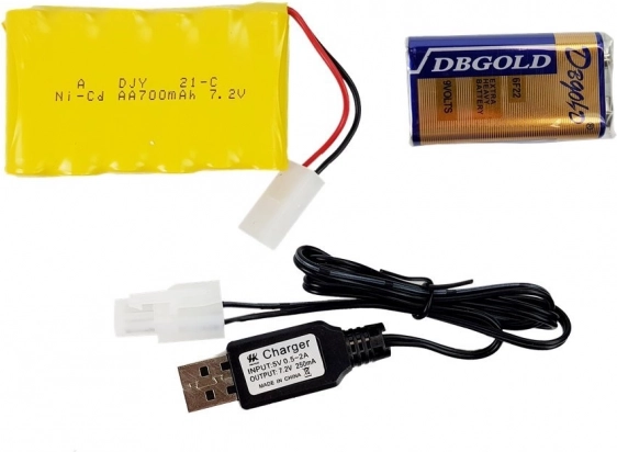 Batterie rechargeable et charge USB