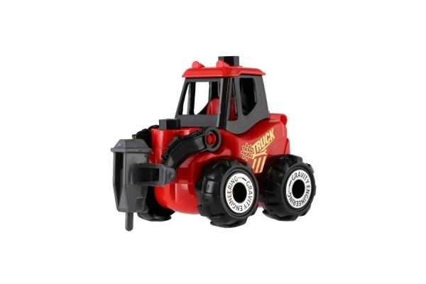 Jeu de construction auto en plastique avec roue libre