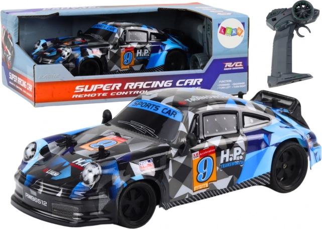 voiture RC drift 1:18 avec pneus en caoutchouc – bleue