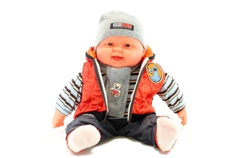 Grand bébé - garçon - veste orange
