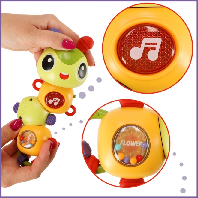 Chenille musicale électronique avec lumières