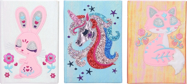 Carnet souvenir avec 80 pages vides 15x21 cm Couleurs diverses