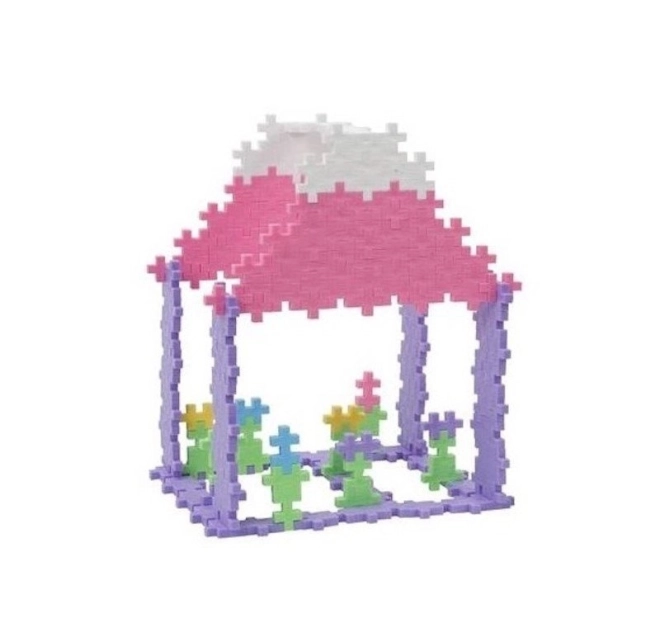 Kit de construction Plus-Plus Mini Mix 600pcs (Pastel/Neon) + 2 plaques de base