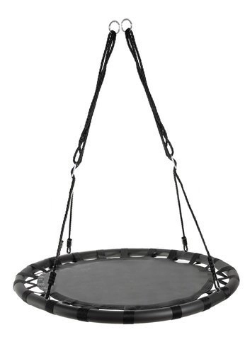 Balançoire nid de corbeau 100 cm noir