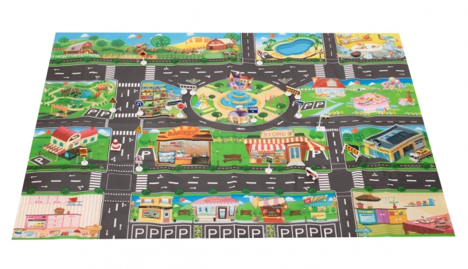 Tapis de jeu thermique pour enfants 130x100 cm - rue