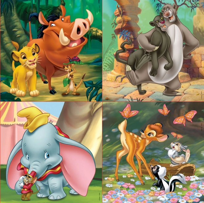 Educa puzzle Disney contes de fées 4 en 1