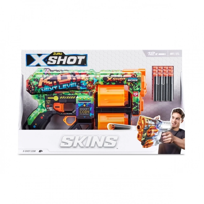 Pistolet à fléchettes X-Shot Skins Dread avec 12 flèches, version B