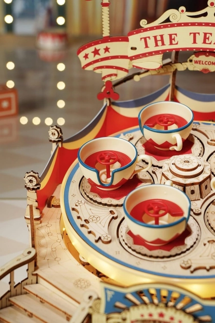 RoboTime 3D puzzle boîte à musique Tourbillon de tasses