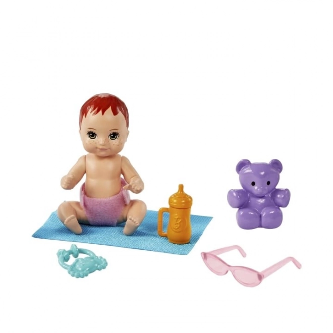 Poupée Barbie Skipper Nourrice Landau + ensemble pour bébé
