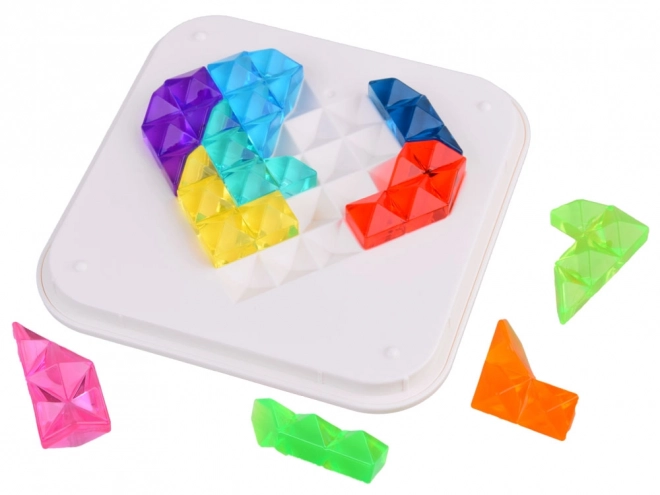Puzzle en diamants colorés