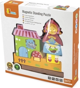 Puzzle magnétiques en bois Viga – Le Petit Chaperon rouge