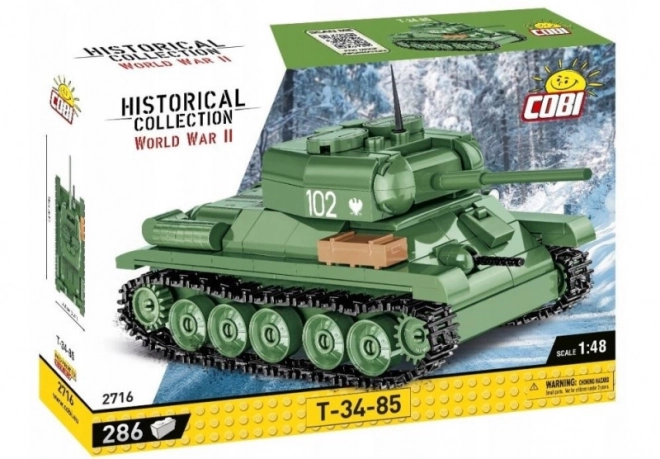 COBI 2716 II WW T-34-85, 1:48, 286 k