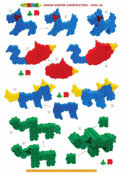 Morphun Starter 600 pcs. ensemble de construction pour enfants