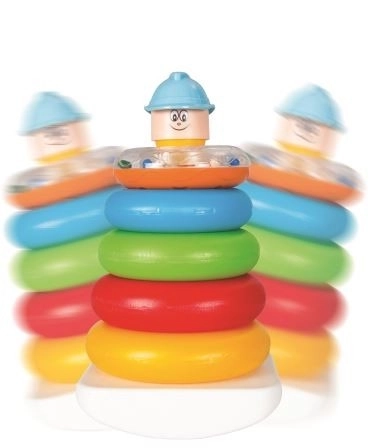 Pyramide pliable avec bonhomme