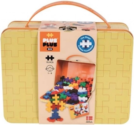Mallette métallique PLUS-PLUS BIG Basic – 70 pièces