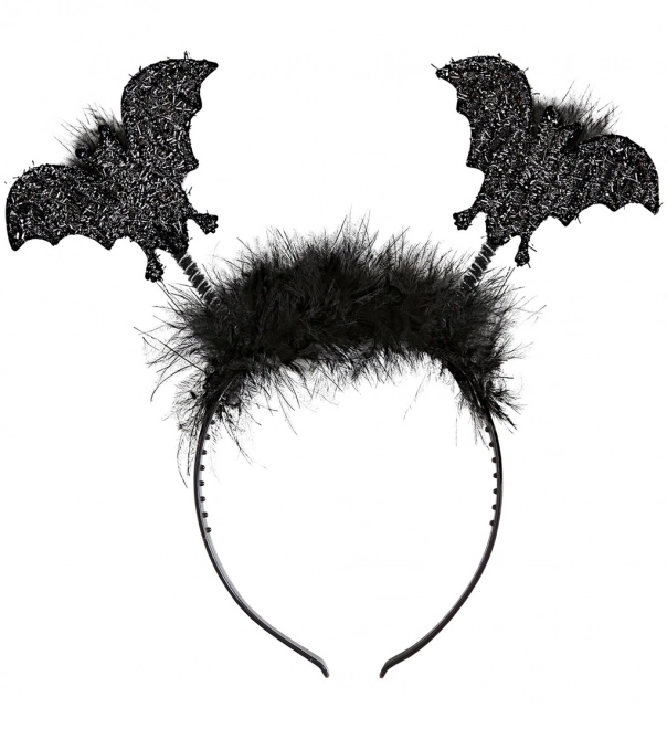Serre-tête avec motifs de chauve-souris