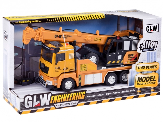 Auto avec grue avec son et lumière