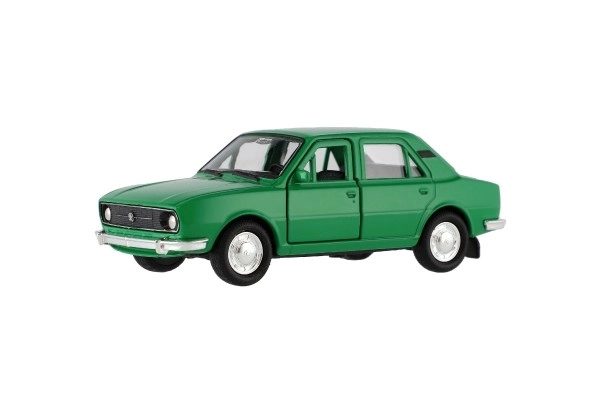 Auto Welly Škoda 105L métal/plastique 11cm 1:34-39 en roue libre 4 couleurs en boîte 15x7x7cm