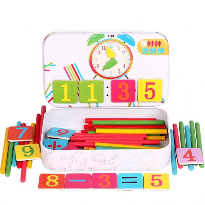 Ensemble Montessori pour l'apprentissage de l'heure
