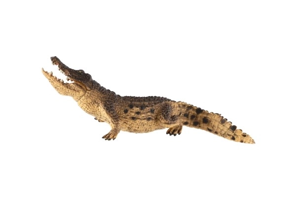 Crocodile du Nil en plastique zooté 18cm en sac