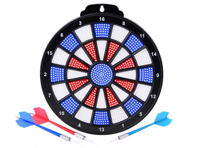 Cible de fléchettes Trezní avec 3 fléchettes