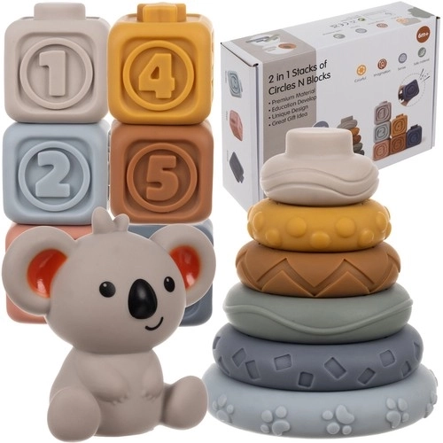 Blocs sensoriels doux - 13 pcs. Kruzzel 24812