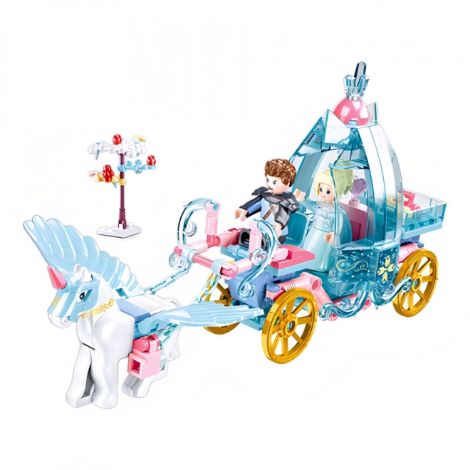 Sluban Fées d'hiver M38-B0896 Carrosse avec licorne magique