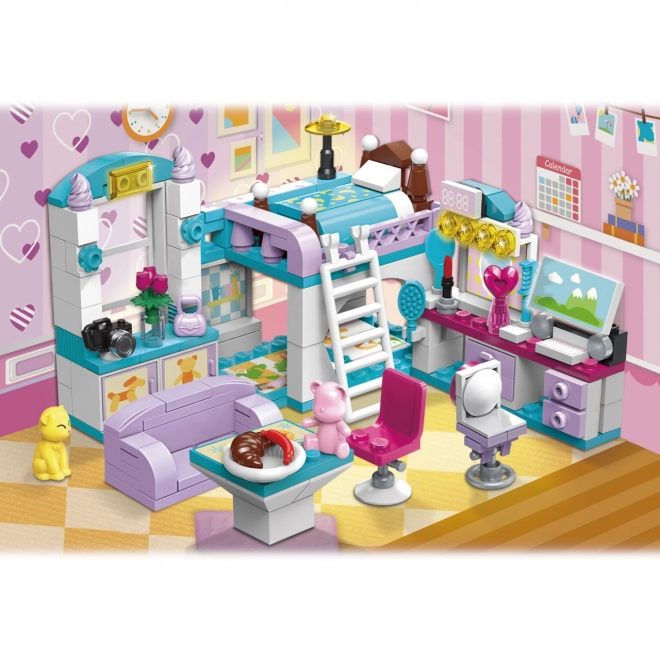 Qman Idées illimitées 4801 Chambre de fille 3 en 1