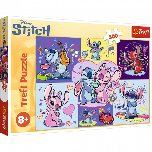 Puzzle 300 pièces – Disney Lilo & Stitch : Stitch déjanté