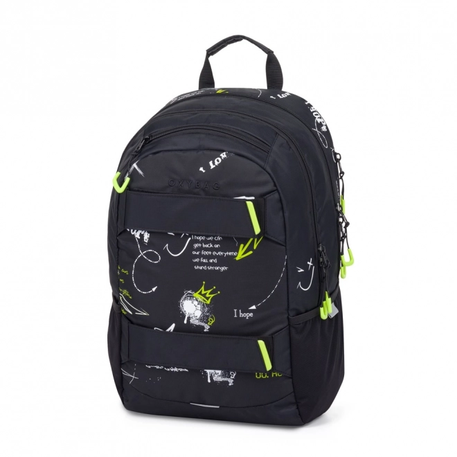 Sac à dos étudiant OXY Sport Graffiti avec trousse